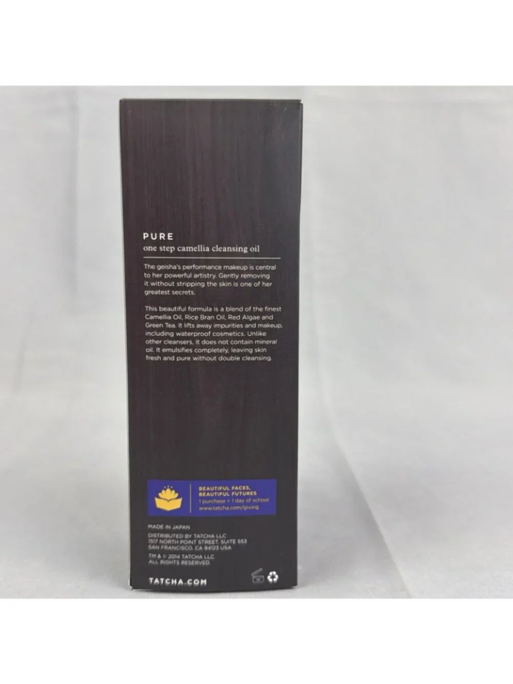 Tatcha PURE One Step Camellia Cleansing Oil 5.1 oz New In Box